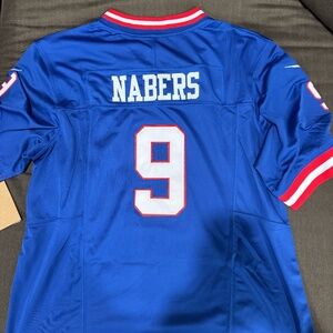 Malik Nabers New York Giants Blue Jersey Large, XL, XXXL